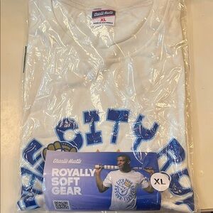 KC Royals White and Blue Men's Shirt